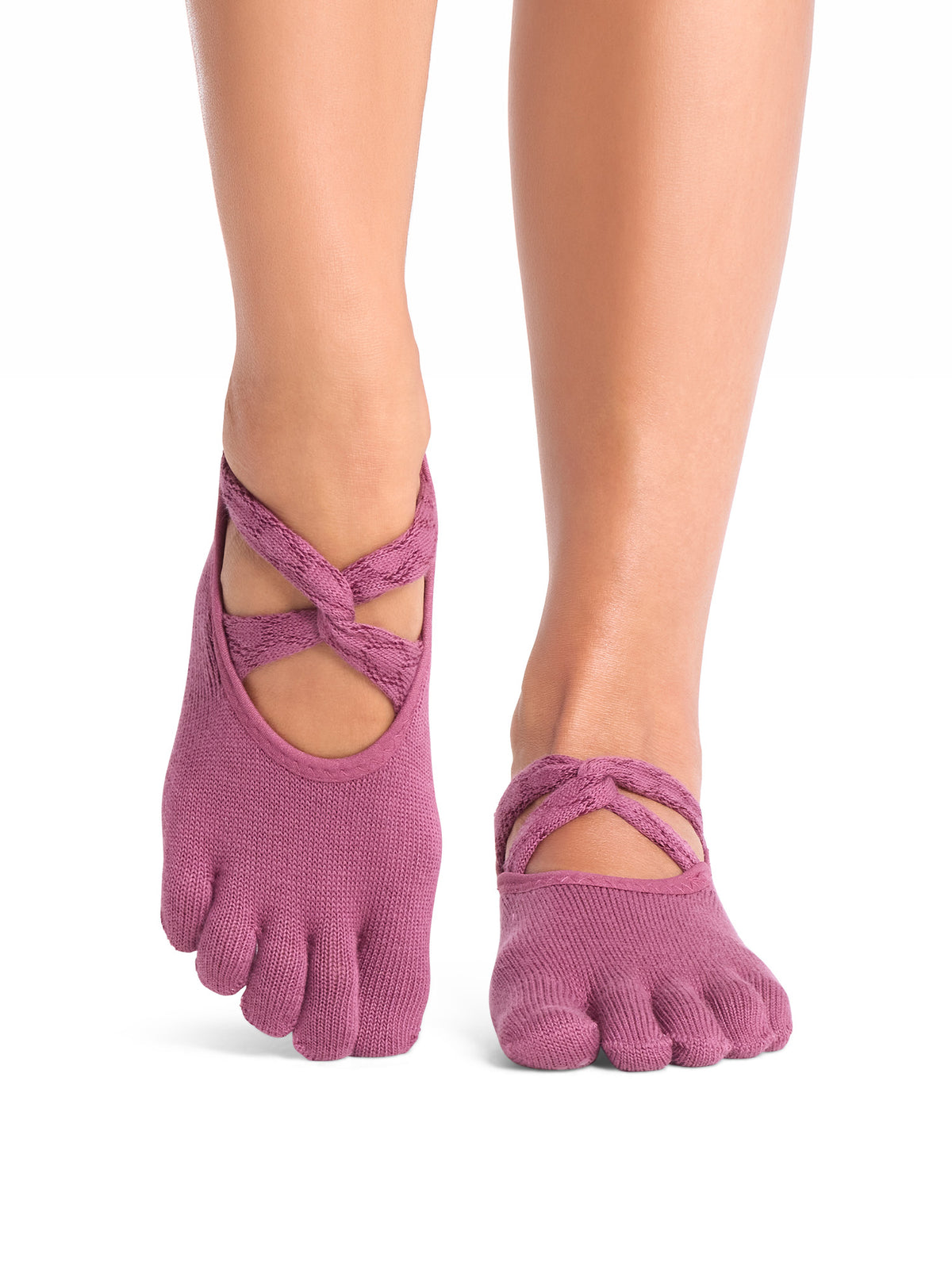 [ToeSox] Ivy アイビー（Full-Toe／つま先あり） グリップ ソックス ／ ヨガ ピラティス 滑り止め付 靴下 26FW_D2