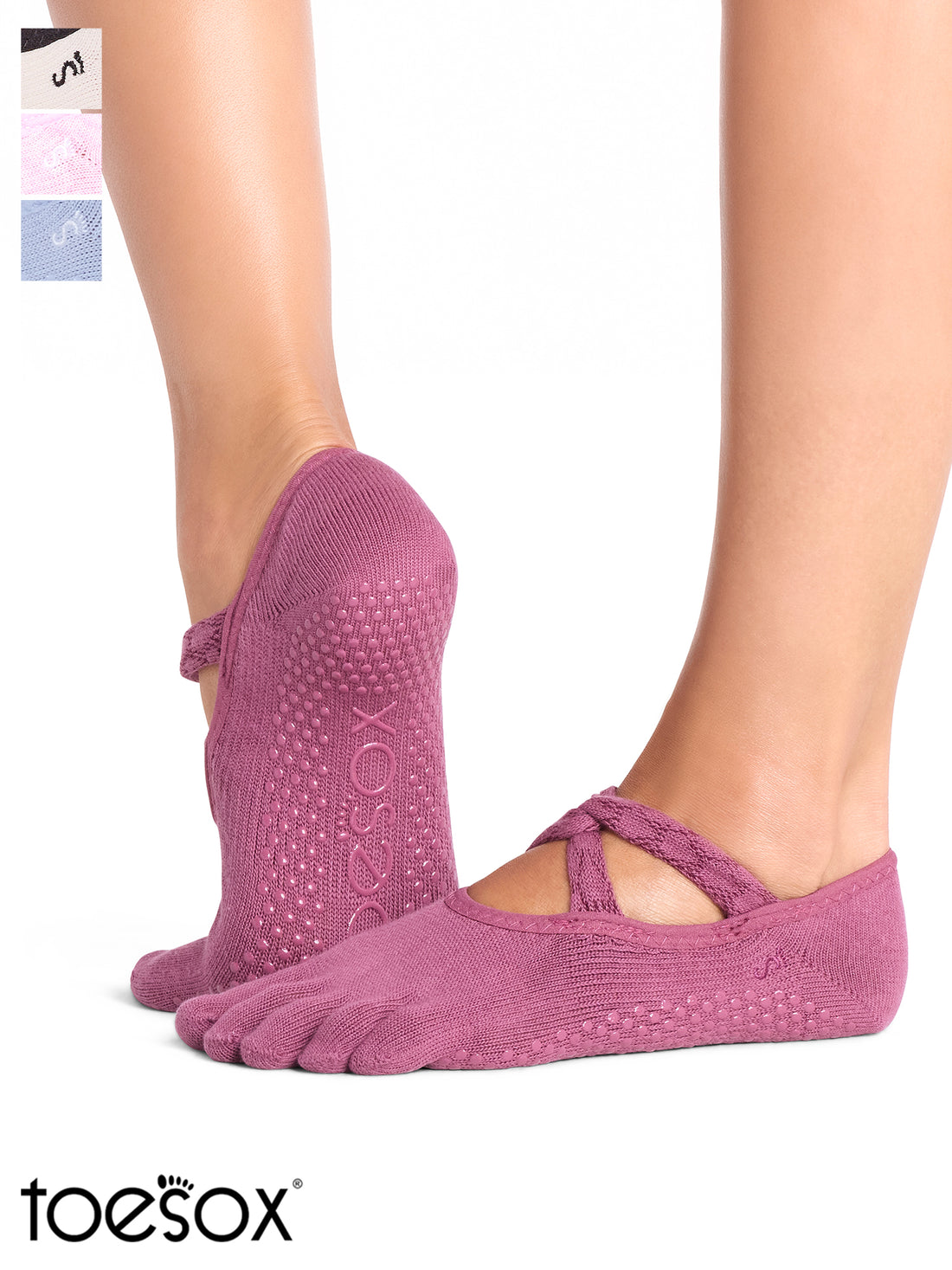 [ToeSox] Ivy (全趾/帶趾) 防滑襪/瑜珈皮拉提斯防滑襪 24FW