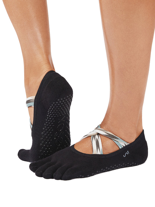 [限定SALE][ToeSox] Ivy Ultra Fine Knit アイビー ウルトラファインニット（Full-Toe／つま先あり） グリップ ソックス ／ ヨガ ピラティス 滑り止め付 靴下 [GWS]