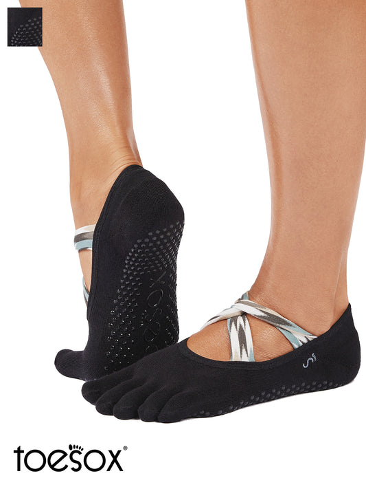 [限定SALE][ToeSox] Ivy Ultra Fine Knit アイビー ウルトラファインニット（Full-Toe／つま先あり） グリップ ソックス ／ ヨガ ピラティス 滑り止め付 靴下 [GWS]