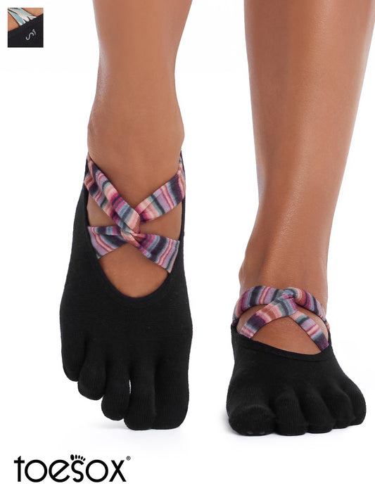 [SALE][ToeSox] Ivy Ultra Fine Knit アイビー ウルトラファインニット（Full-Toe／つま先あり） グリップ ソックス ／ ヨガ ピラティス 滑り止め付 靴下 [EX]  26FW_D2