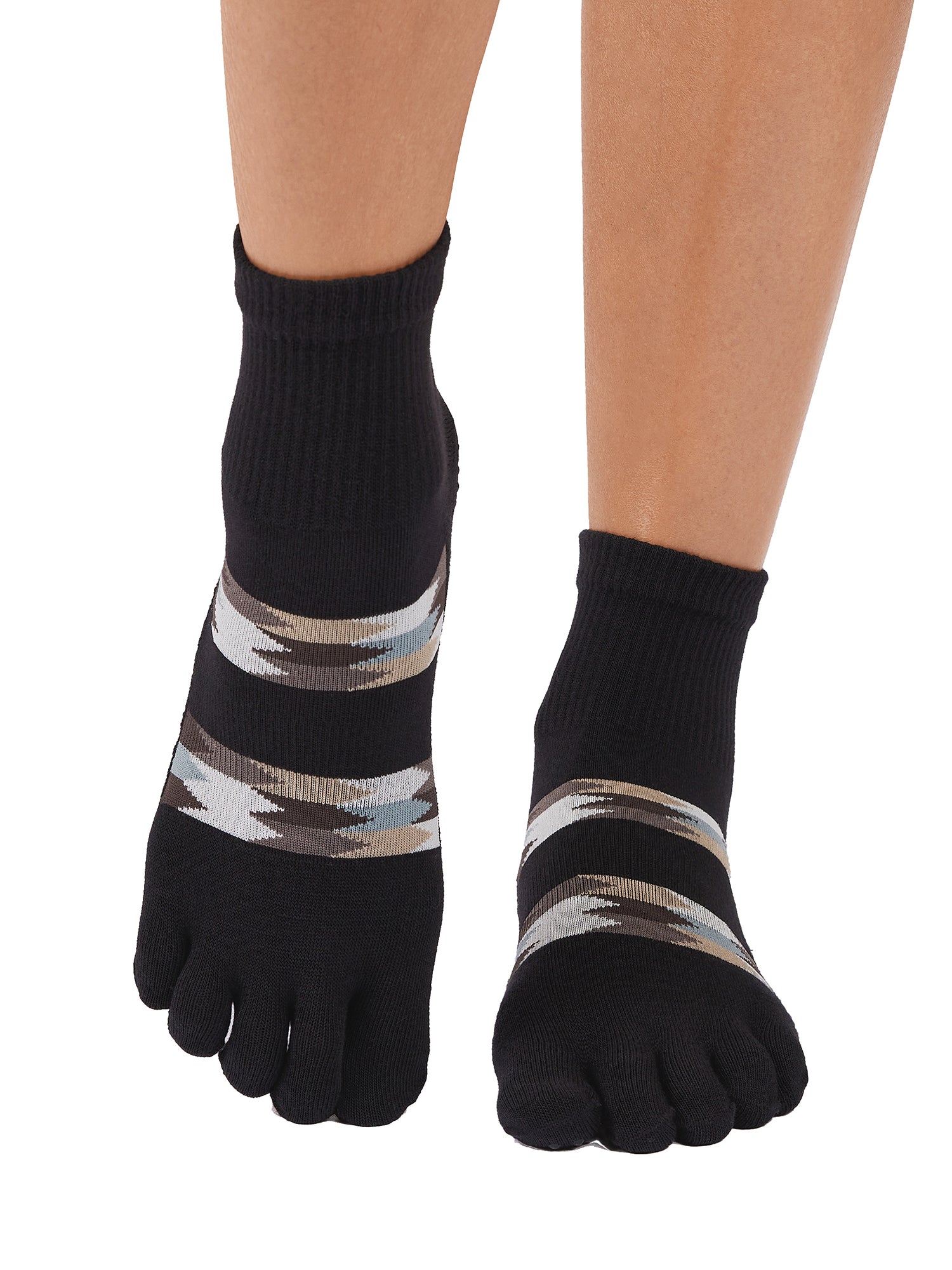 ToeSox] グリップ ソックス 5本指 メロディー ウルトラファインニット