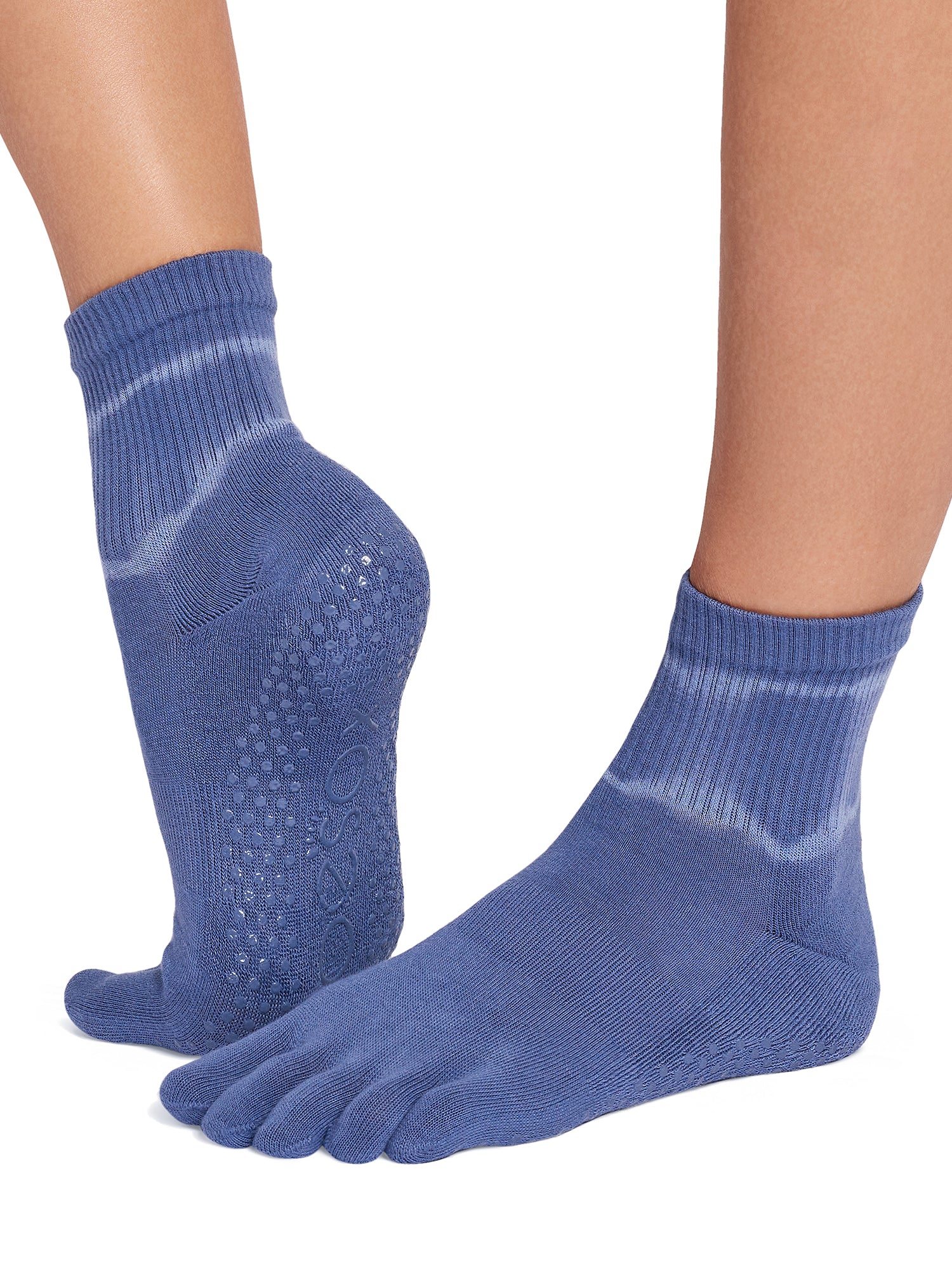 ToeSox] グリップ ソックス 5本指 メロディー ウルトラファインニット