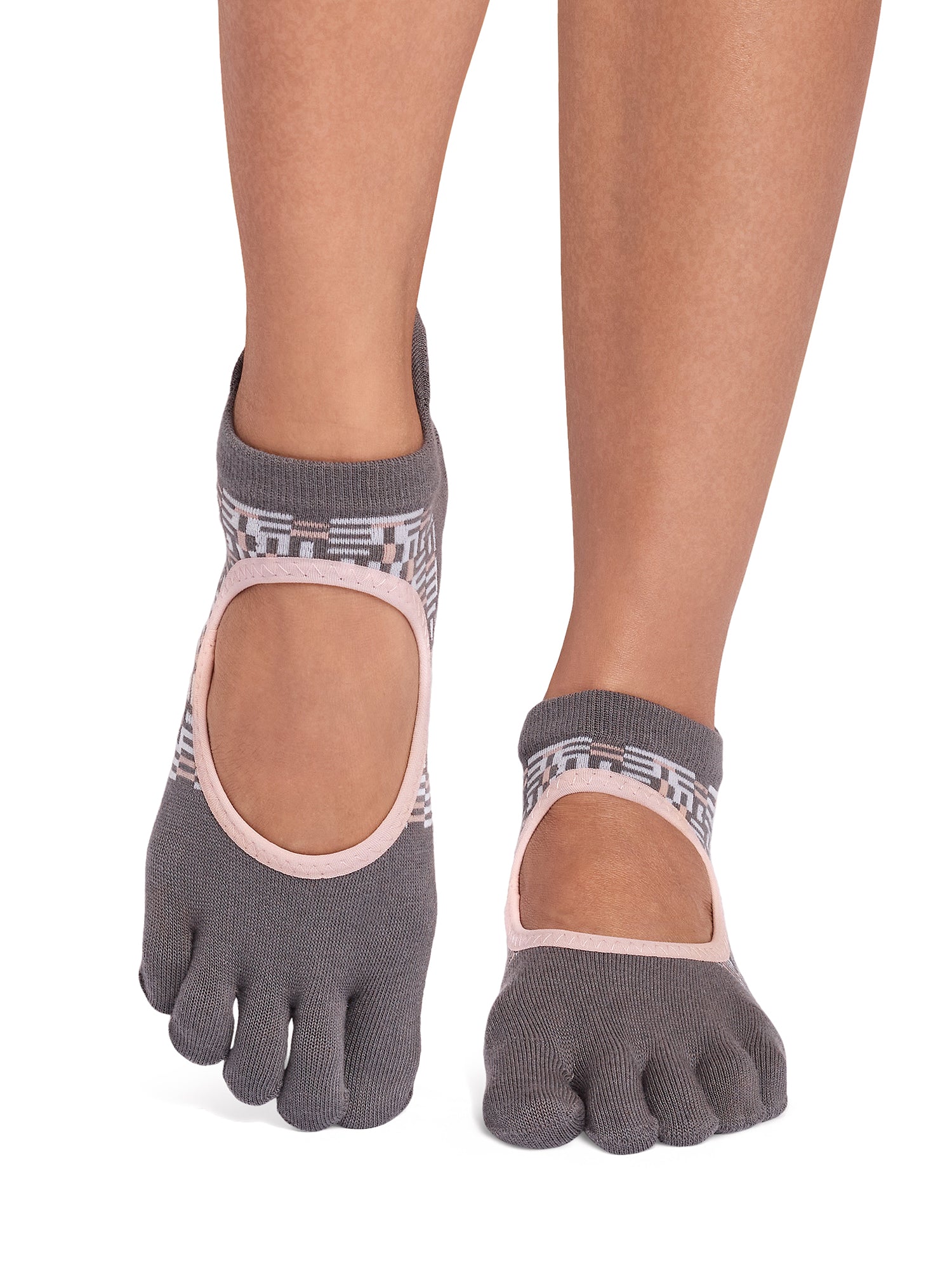 [ToeSox] Bellarina Ultra Fine Knit ベラリナ ウルトラファインニット（Full-Toe／つま先あり） グリップ ソックス ／ ヨガ ピラティス 滑り止め付 靴下 26SS_D2