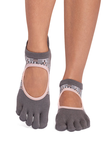 [ToeSox] Bellarina Ultra Fine Knit ベラリナ ウルトラファインニット（Full-Toe／つま先あり） グリップ ソックス ／ ヨガ ピラティス 滑り止め付 靴下 26SS_D2