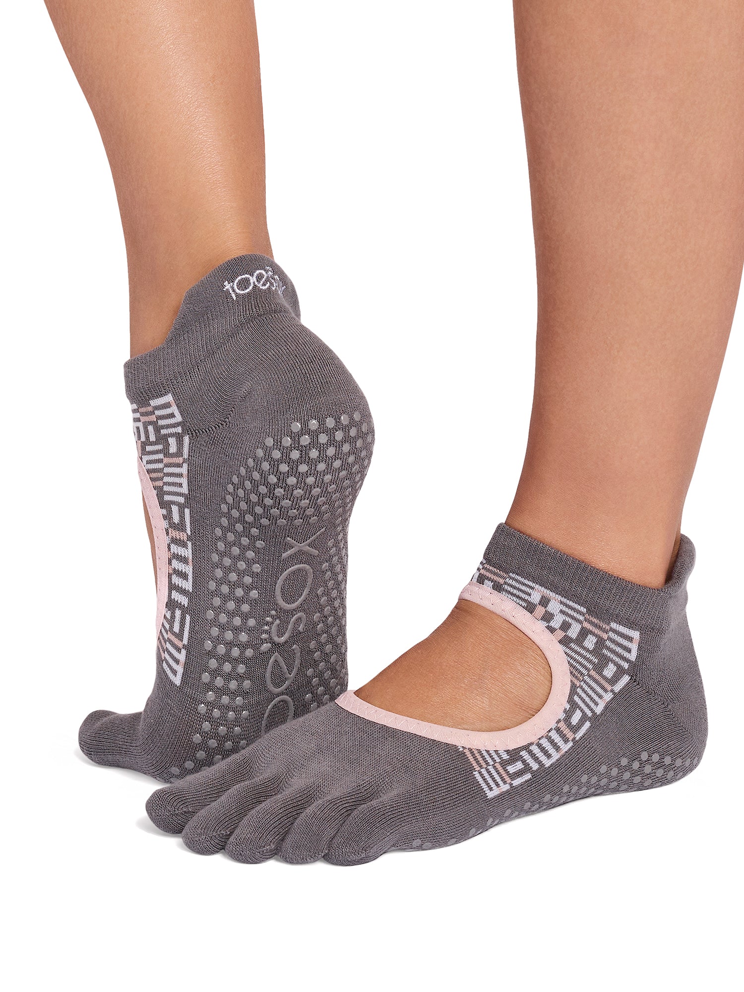 [ToeSox] Bellarina Ultra Fine Knit ベラリナ ウルトラファインニット（Full-Toe／つま先あり） グリップ ソックス ／ ヨガ ピラティス 滑り止め付 靴下 26SS_D2