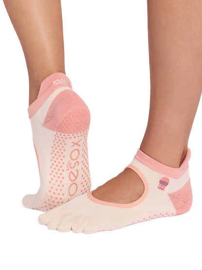[ToeSox] Bellarina Ultra Fine Knit ベラリナ ウルトラファインニット（Full-Toe／つま先あり） グリップ ソックス ／ ヨガ ピラティス 滑り止め付 靴下 26SS_D3
