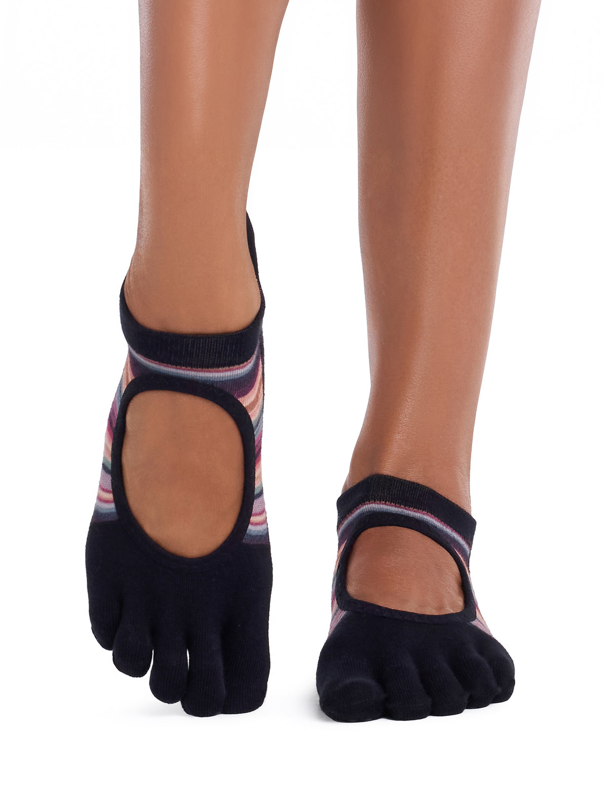 [ToeSox] Bellarina Ultra Fine Knit (Full-Toe) Grip Socks / Yoga Pilates Non-Slip Socks 26SS_D2