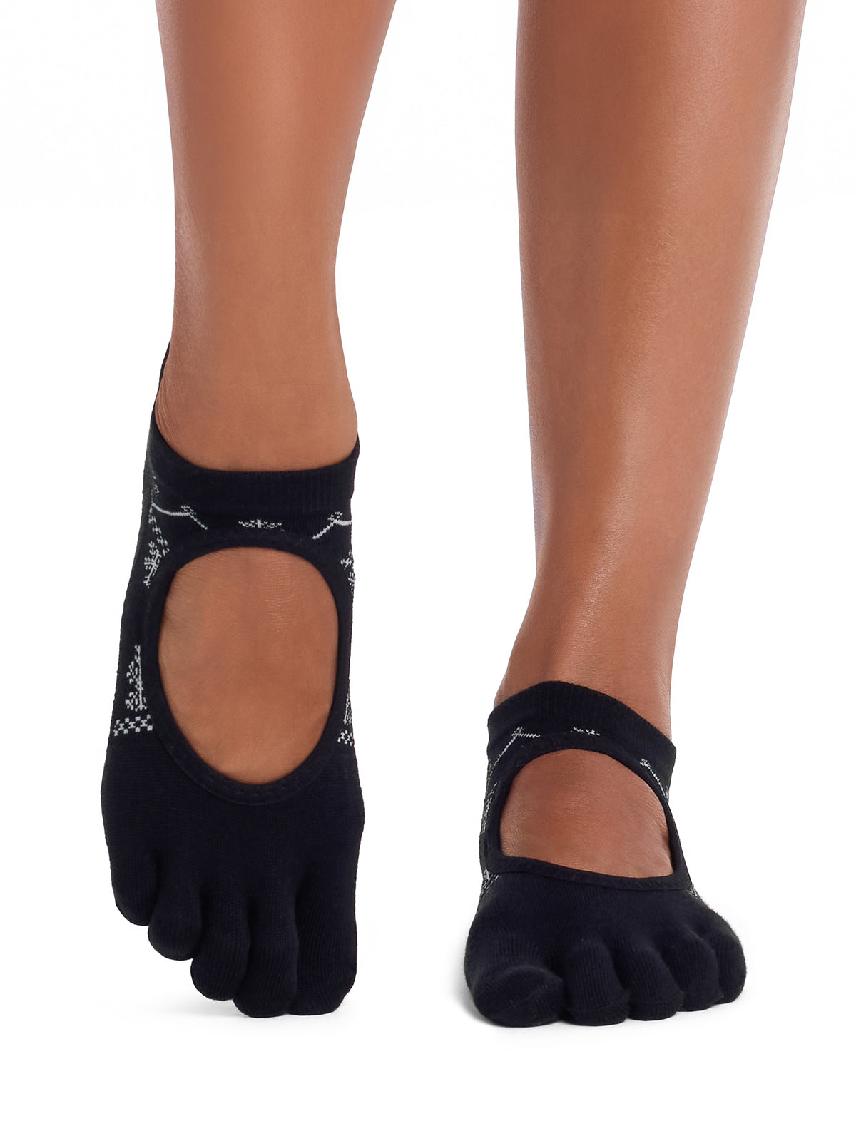 [ToeSox] Bellarina Ultra Fine Knit (Full-Toe) Grip Socks / Yoga Pilates Non-Slip Socks 26SS_D2