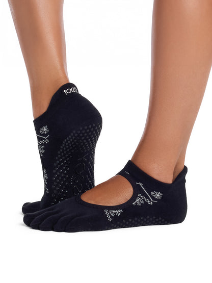 [ToeSox] Bellarina Ultra Fine Knit (Full-Toe) Grip Socks / Yoga Pilates Non-Slip Socks 26SS_D2