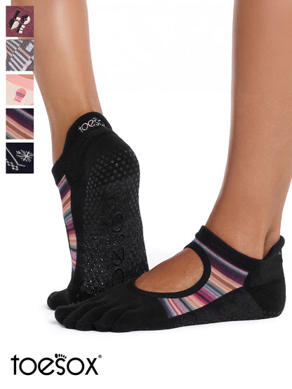 [ToeSox] Bellarina Ultra Fine Knit (Full-Toe) Grip Socks / Yoga Pilates Non-Slip Socks 26SS_D2