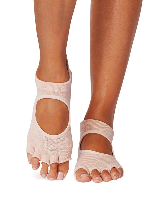 [SALE][ToeSox] Bellarina ベラリナ（Half-Toe／つま先なし） グリップ ソックス ／ ヨガ ピラティス 滑り止め付 靴下[GWS]