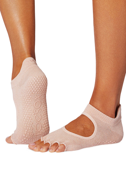 [SALE][ToeSox] Bellarina ベラリナ（Half-Toe／つま先なし） グリップ ソックス ／ ヨガ ピラティス 滑り止め付 靴下[GWS]