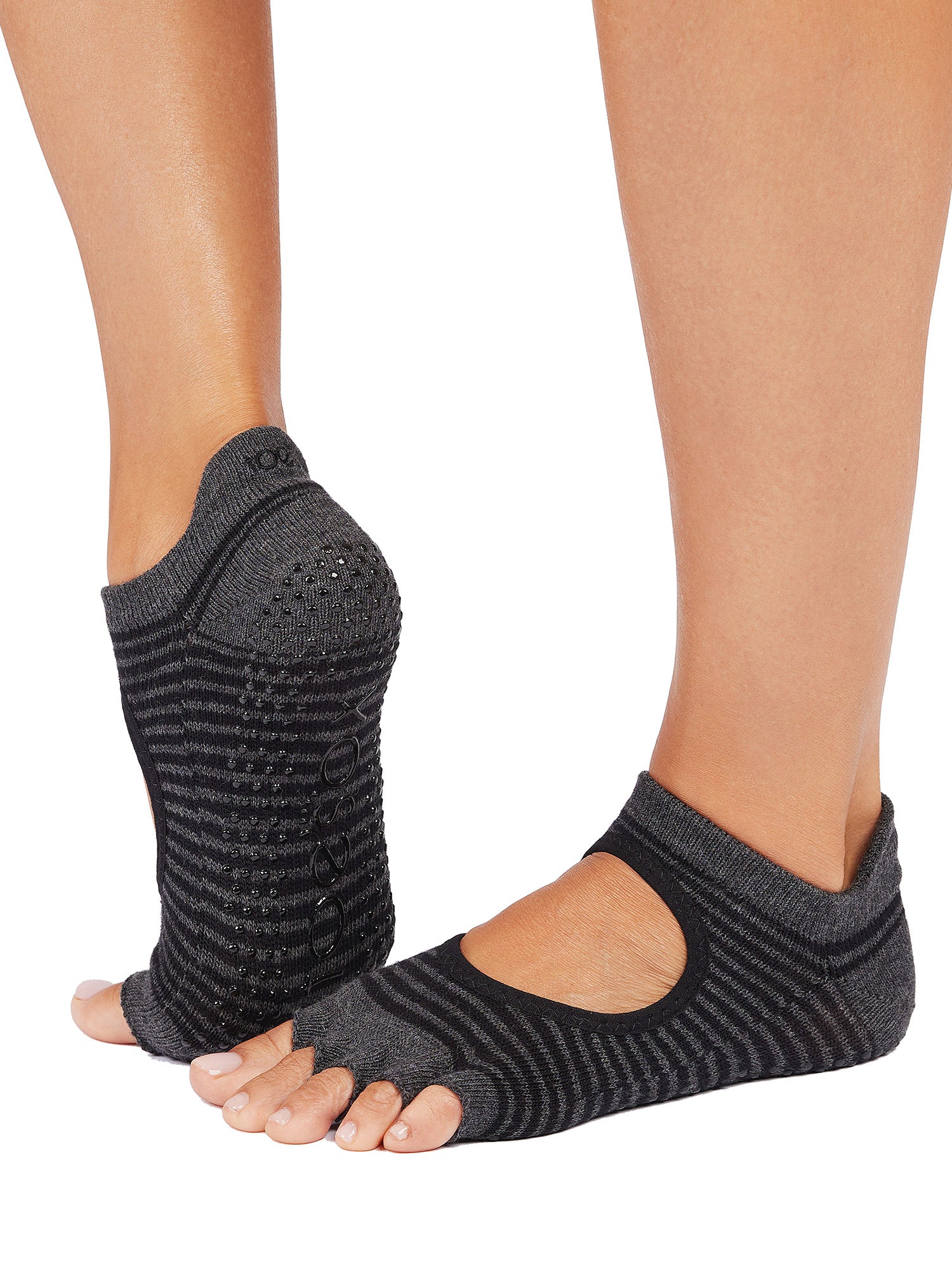 ポテチーノ　ソックス2足 ToeSox] Bellarina ベラリナ（Half-Toe／つま先なし） グリップ