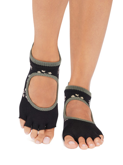 [ToeSox] Bellarina ベラリナ（Half-Toe／つま先なし） グリップ ソックス ／ ヨガ ピラティス 滑り止め付 靴下 25FW_D2