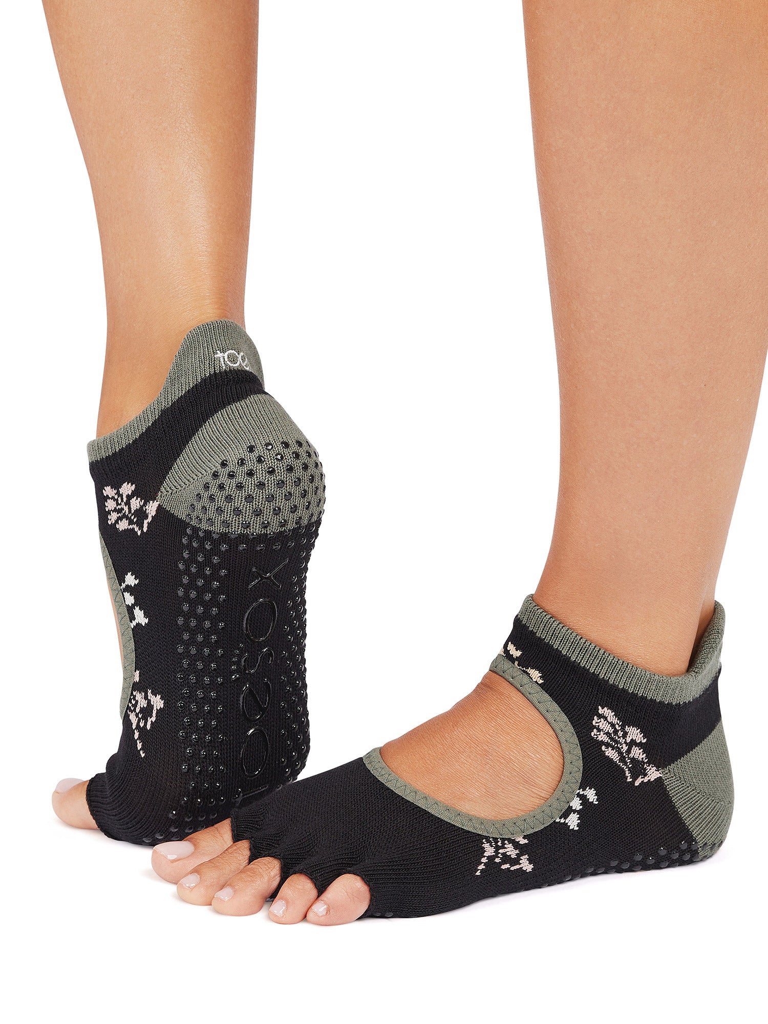 [ToeSox] Bellarina ベラリナ（Half-Toe／つま先なし） グリップ ソックス ／ ヨガ ピラティス 滑り止め付 靴下 25FW_D2