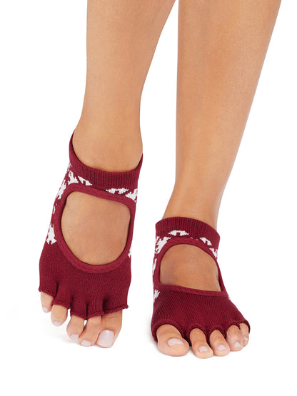 [ToeSox] Bellarina ベラリナ（Half-Toe／つま先なし） グリップ ソックス ／ ヨガ ピラティス 滑り止め付 靴下 25FW_D2