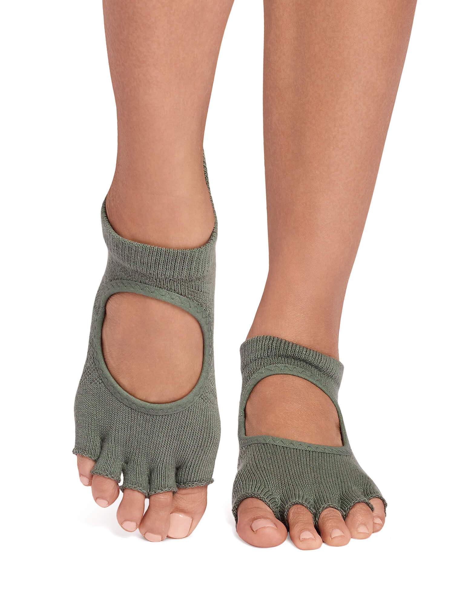 [ToeSox] Bellarina Half-Toe Grip Socks / Yoga Pilates Anti-Slip Socks 24FW_D3