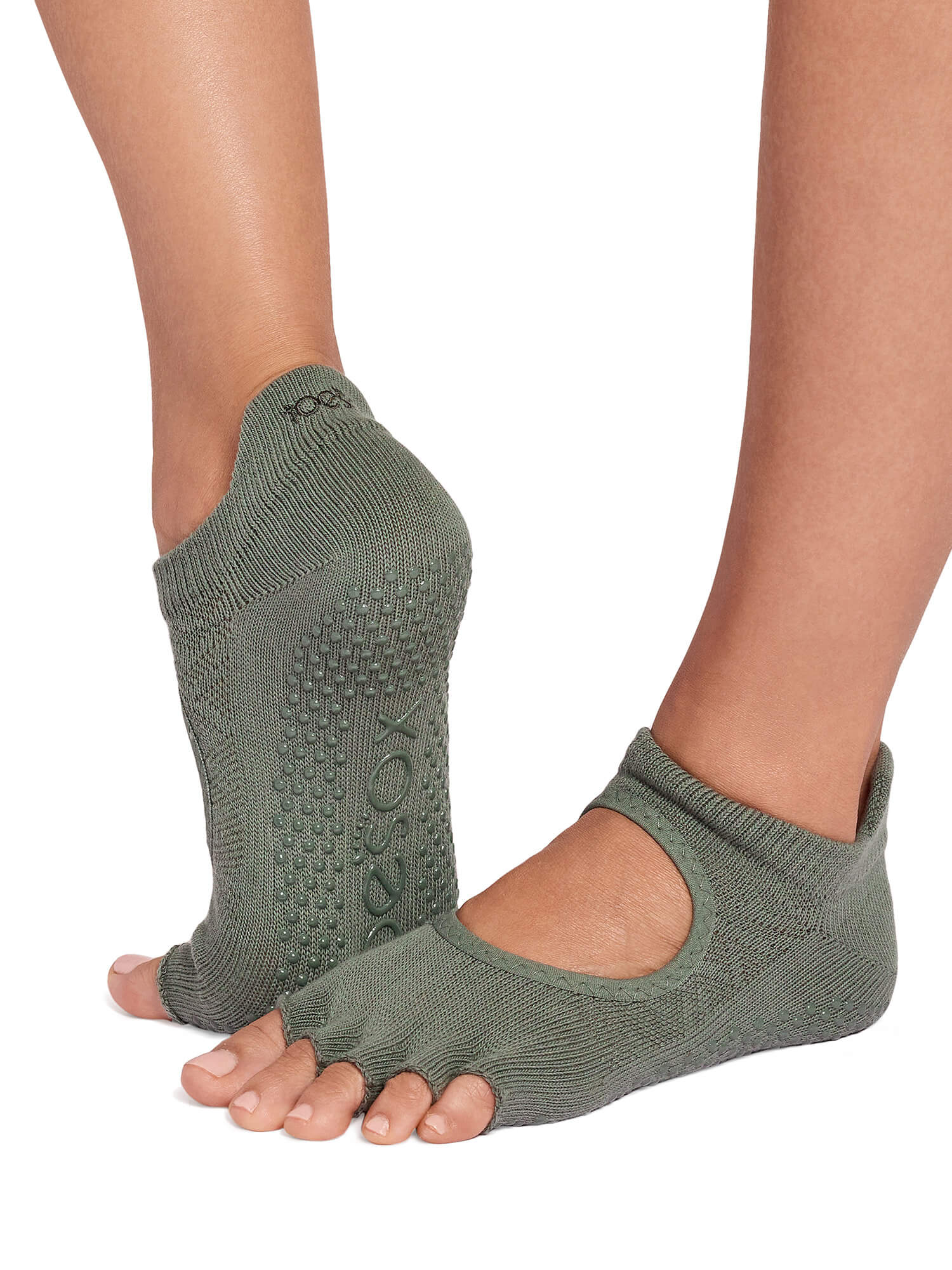 [ToeSox] Bellarina Half-Toe Grip Socks / Yoga Pilates Anti-Slip Socks 24FW_D3