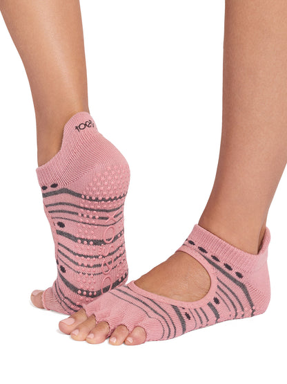[ToeSox] Bellarina ベラリナ（Half-Toe／つま先なし） グリップ ソックス ／ ヨガ ピラティス 滑り止め付 靴下 26SS_D2