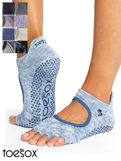 [ToeSox] Bellarina Half-Toe Grip Socks / Yoga Pilates Anti-Slip Socks