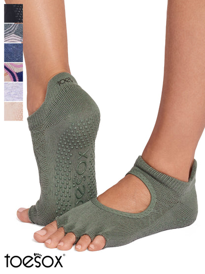 [ToeSox] Bellarina Half-Toe Grip Socks / Yoga Pilates Anti-Slip Socks 24FW_D3