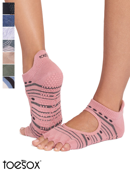 [限定SALE][ToeSox] Bellarina ベラリナ（Half-Toe／つま先なし） グリップ ソックス ／ ヨガ ピラティス 滑り止め付 靴下 26SS_D2 [GWS]