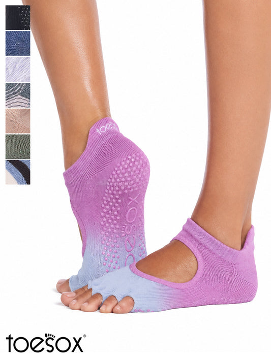 [ToeSox] Bellarina ベラリナ（Half-Toe／つま先なし） グリップ ソックス ／ ヨガ ピラティス 滑り止め付 靴下 26FW_D1