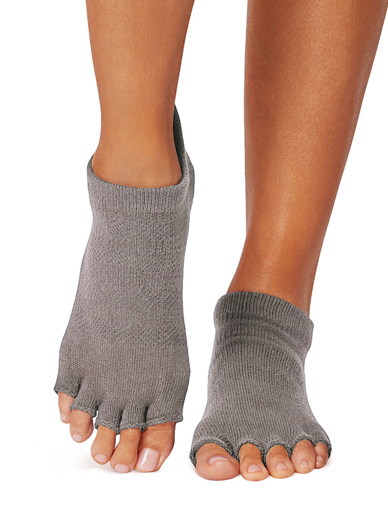 [ToeSox] Low Rise ローライズ（Half-Toe／つま先なし） グリップ ソックス ／ ヨガ ピラティス 滑り止め付 靴下 25FW_D1