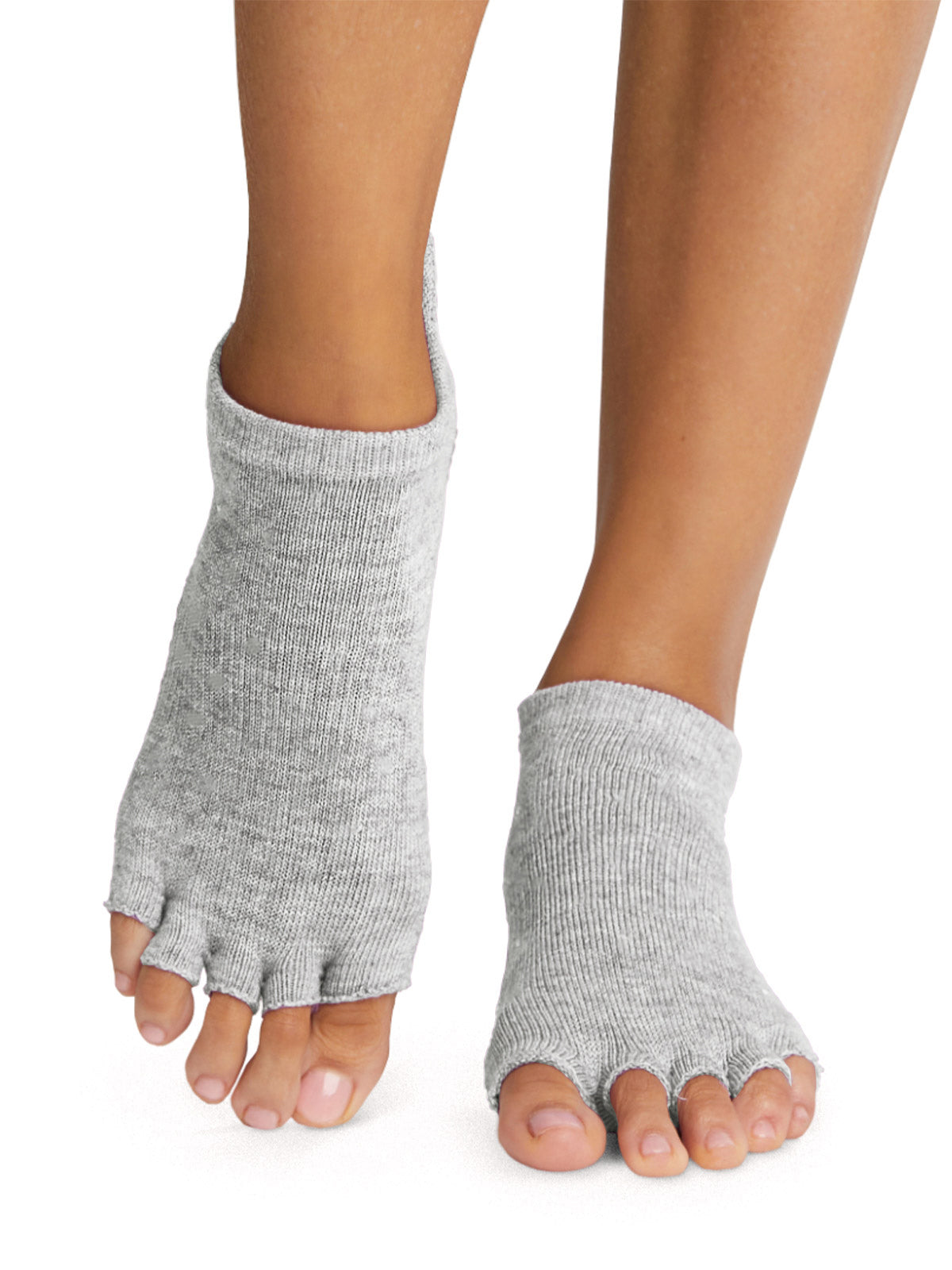 [ToeSox] Low Rise ローライズ（Half-Toe／つま先なし） グリップ ソックス ／ ヨガ ピラティス 滑り止め付 靴下 25FW_D1