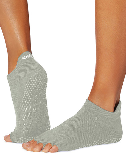 [ToeSox] Low Rise ローライズ（Half-Toe／つま先なし） グリップ ソックス ／ ヨガ ピラティス 滑り止め付 靴下 25FW_D1
