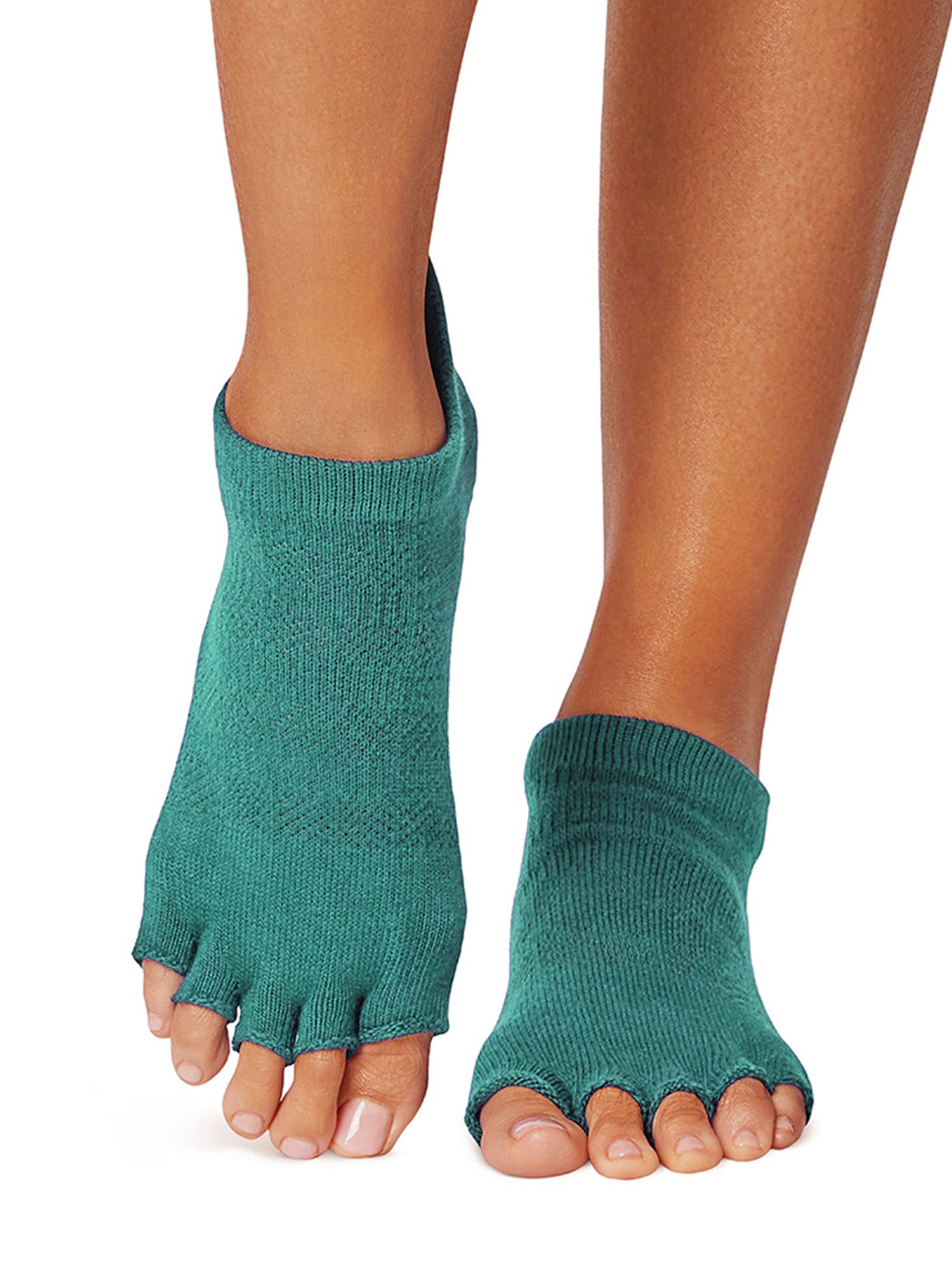 [ToeSox] Low Rise ローライズ（Half-Toe／つま先なし） グリップ ソックス ／ ヨガ ピラティス 滑り止め付 靴下 25FW_D1