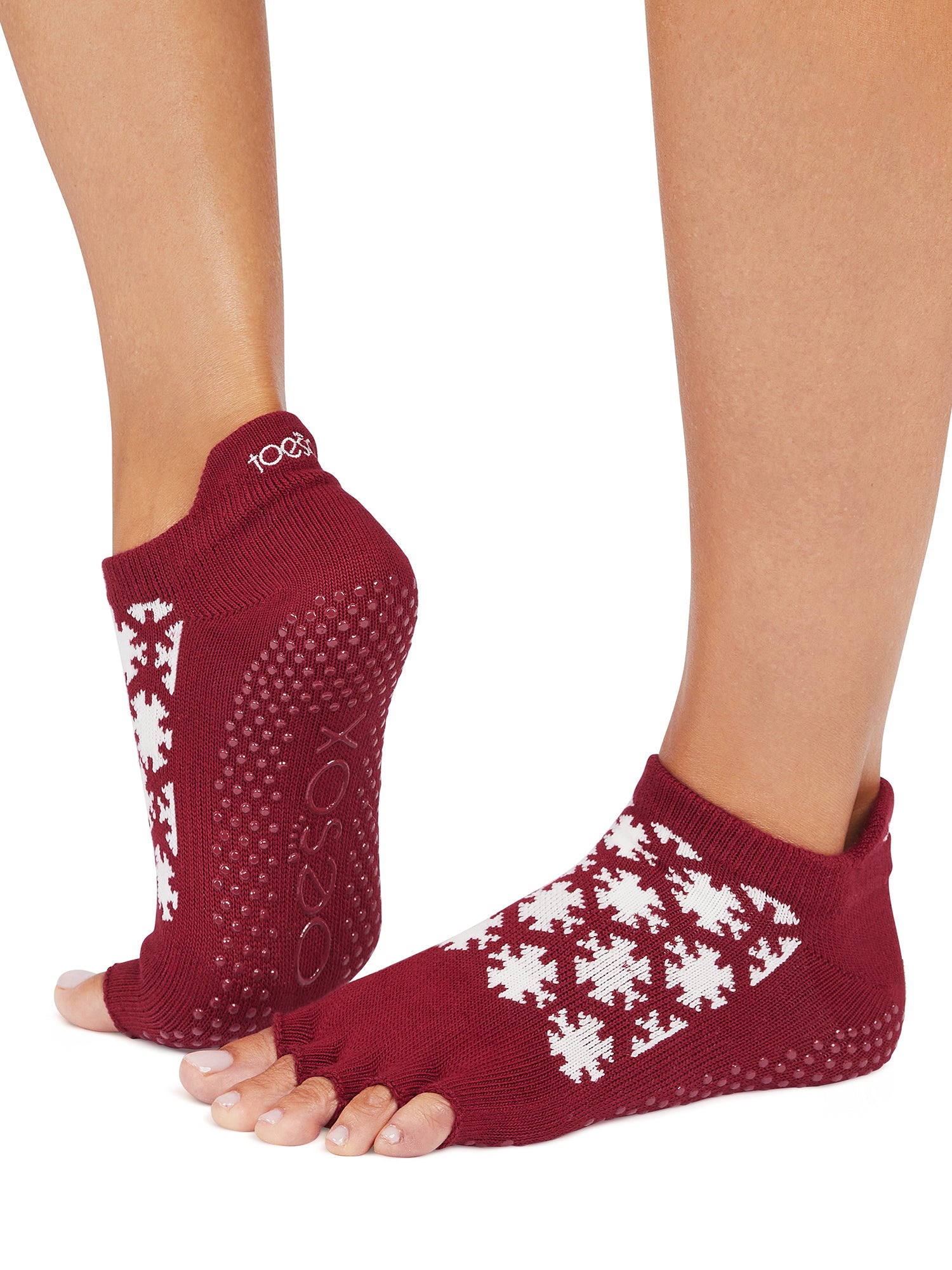 [ToeSox] Low Rise (Half-Toe) Grip Socks / Yoga Pilates Anti-Slip Socks 24FW_D3