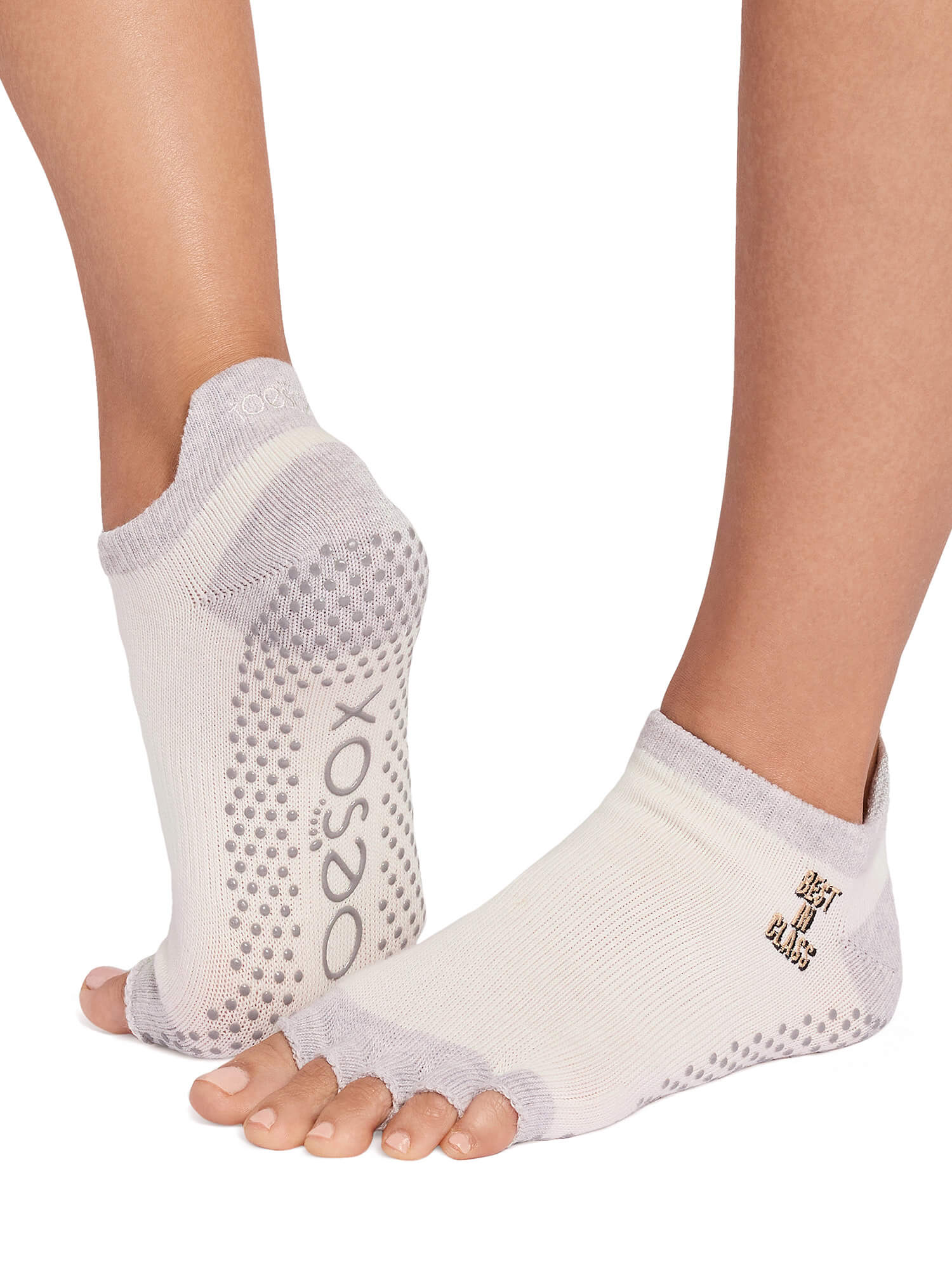 [ToeSox] Low Rise (Half-Toe) Grip Socks / Yoga Pilates Anti-Slip Socks 24FW_D3