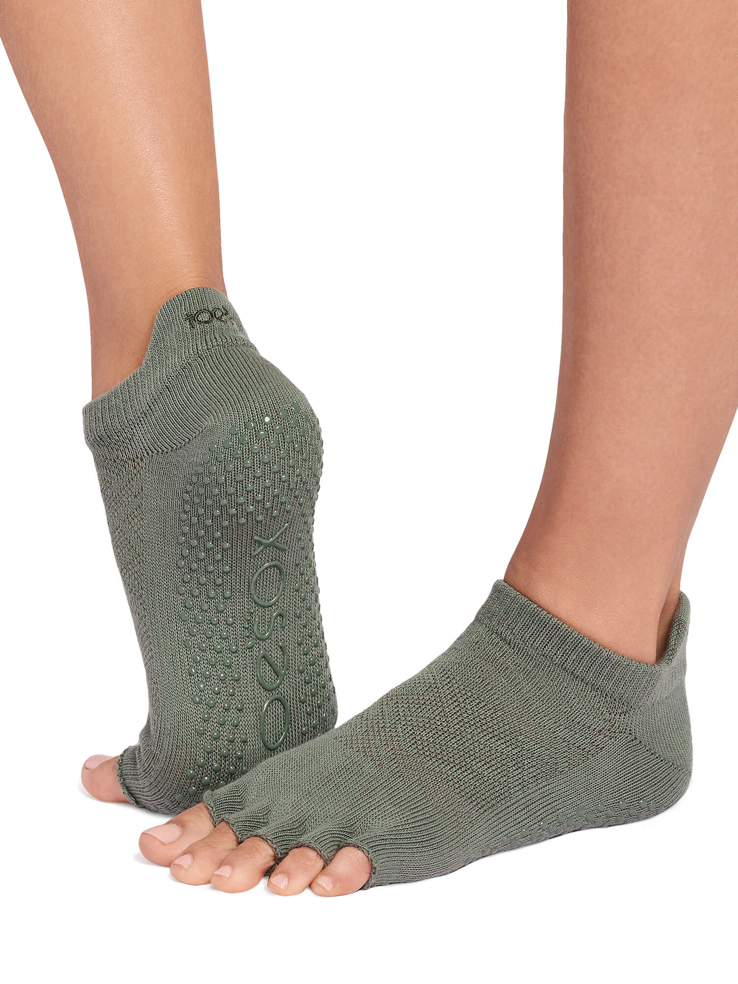 [ToeSox] Low Rise (Half-Toe) Grip Socks / Yoga Pilates Anti-Slip Socks 24FW_D3