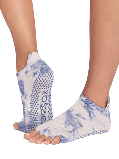 [ToeSox] Low Rise ローライズ（Half-Toe／つま先なし） グリップ ソックス ／ ヨガ ピラティス 滑り止め付 靴下 26SS_D2