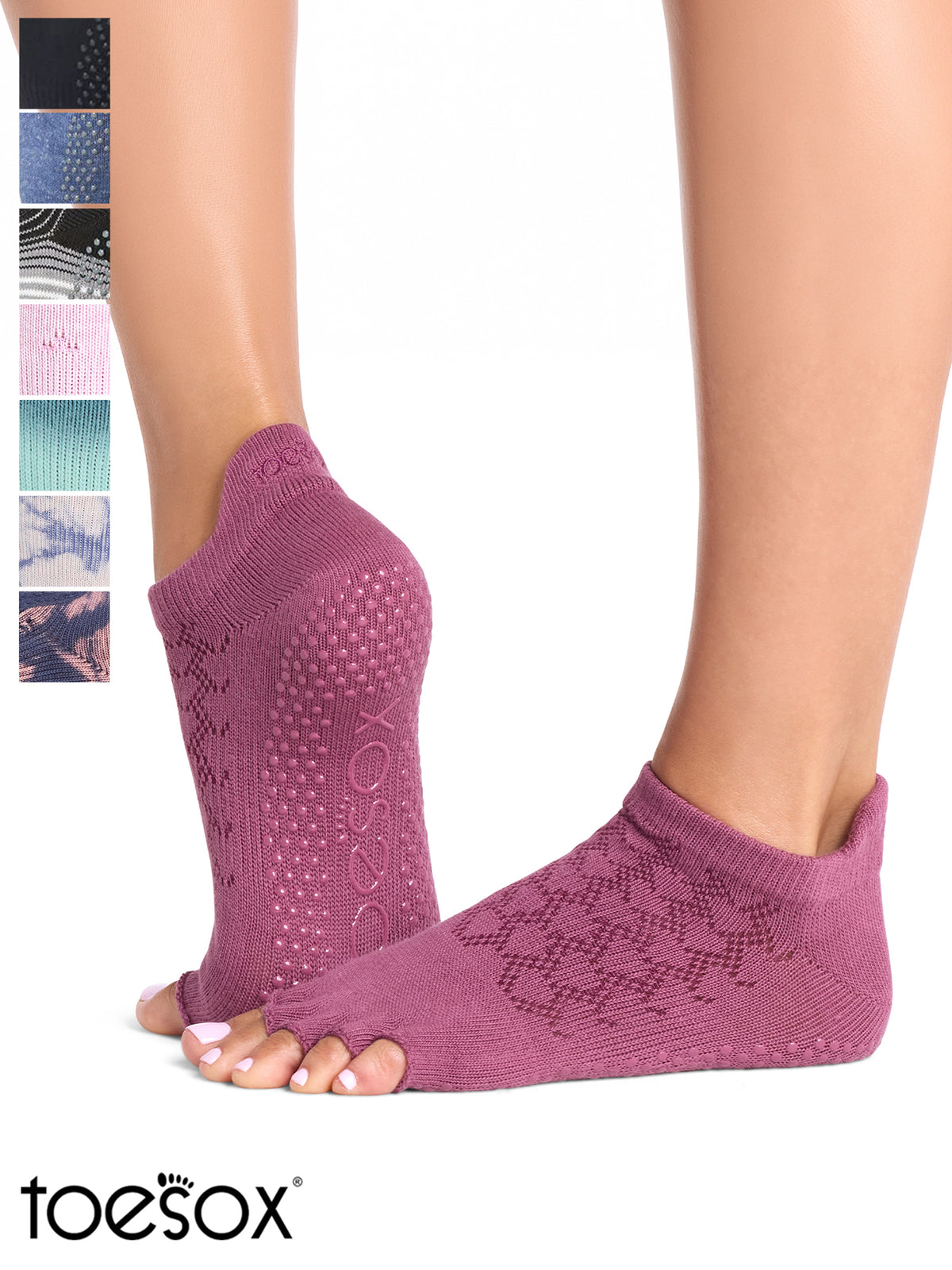[ToeSox] 低腰（半趾/無趾）防滑襪/瑜珈皮拉提斯防滑襪 24FW