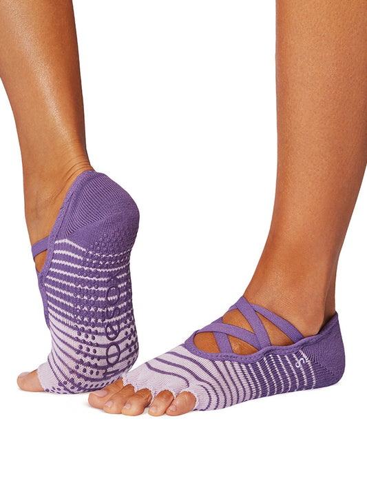 [SALE][ToeSox] Elle エル（Half-Toe／つま先なし）グリップ ソックス ／ ヨガ ピラティス 滑り止め付 靴下  [GWS]