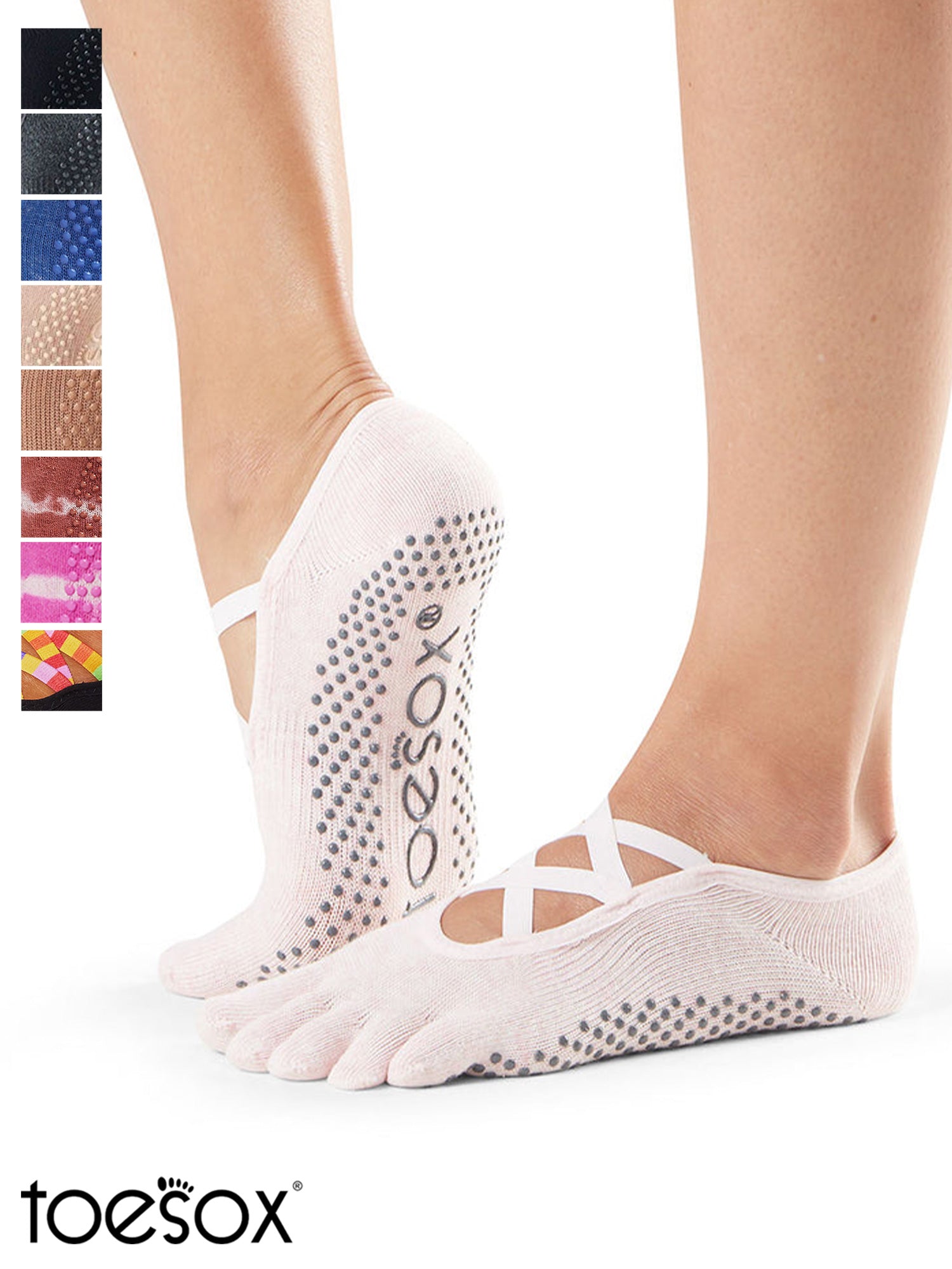 [ToeSox] Elle (Half-Toe) Grip Socks / Yoga Pilates Anti-Slip Socks 24FW_D3