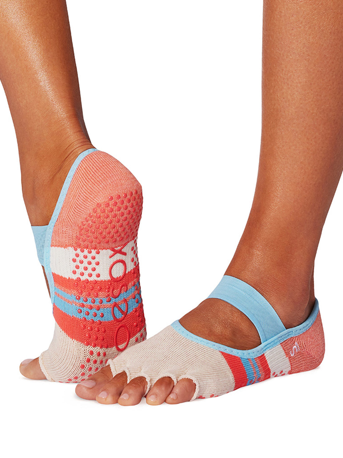 [ToeSox] Mia (Half-Toe) Grip Socks / Yoga Pilates Anti-Slip Socks 24FW