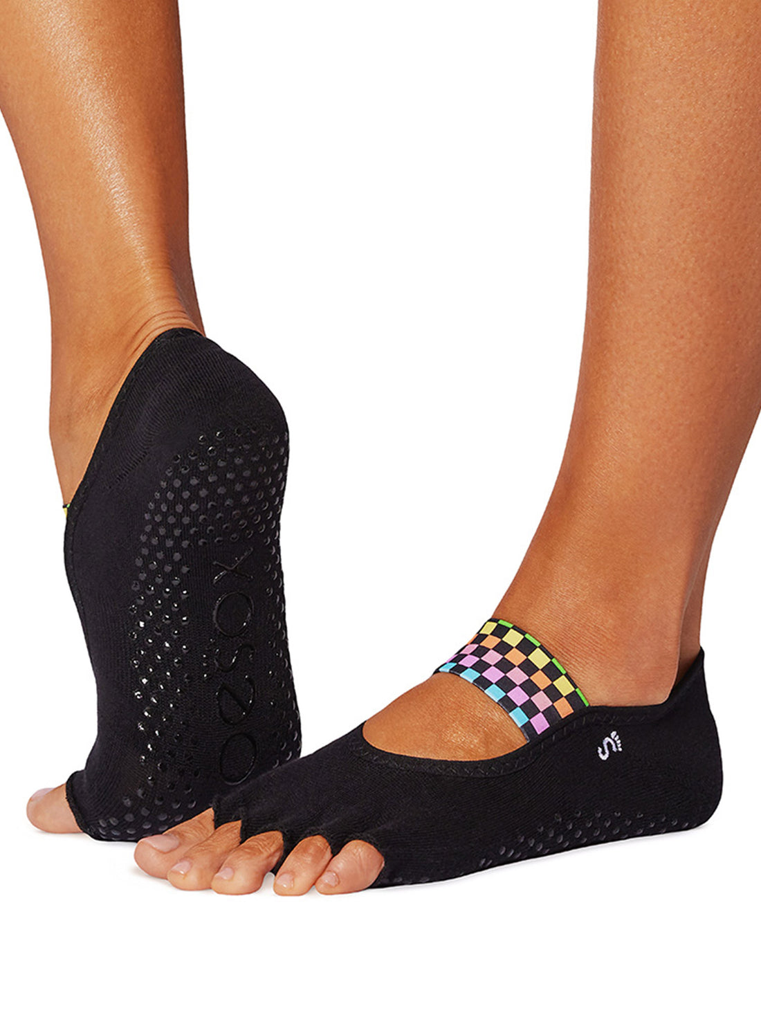 [SALE][ToeSox] Mia ミア（Half-Toe／つま先なし） グリップ ソックス ／ ヨガ ピラティス 滑り止め付 靴下 [EX]