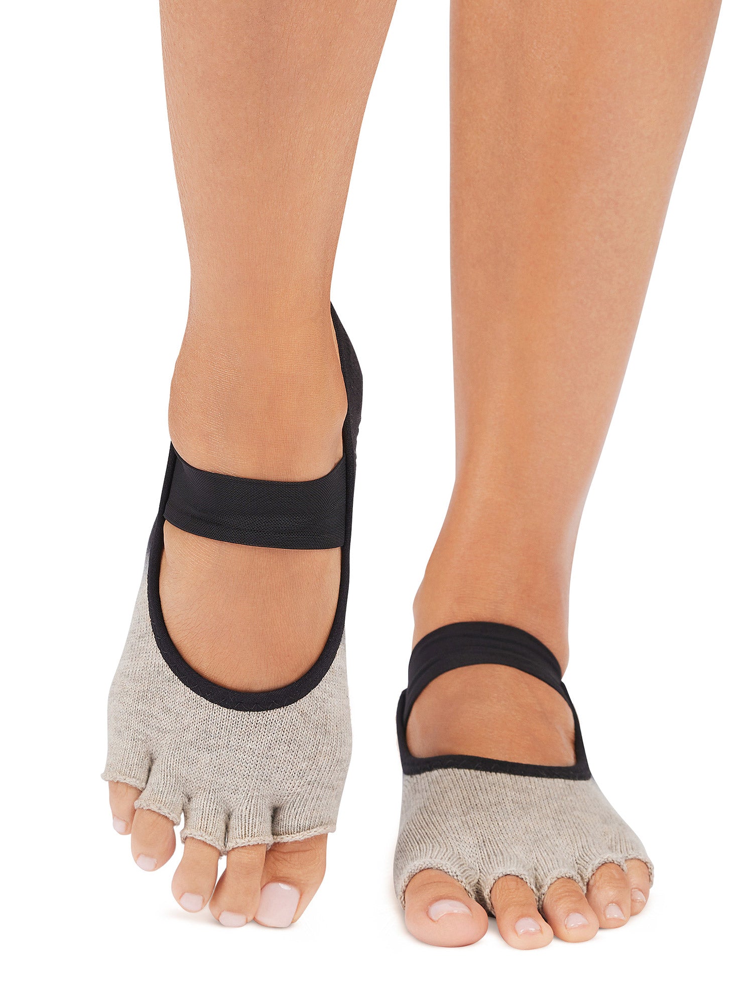 ToeSox] グリップ ソックス 5本指 ミア（Half-Toe／つま先なし