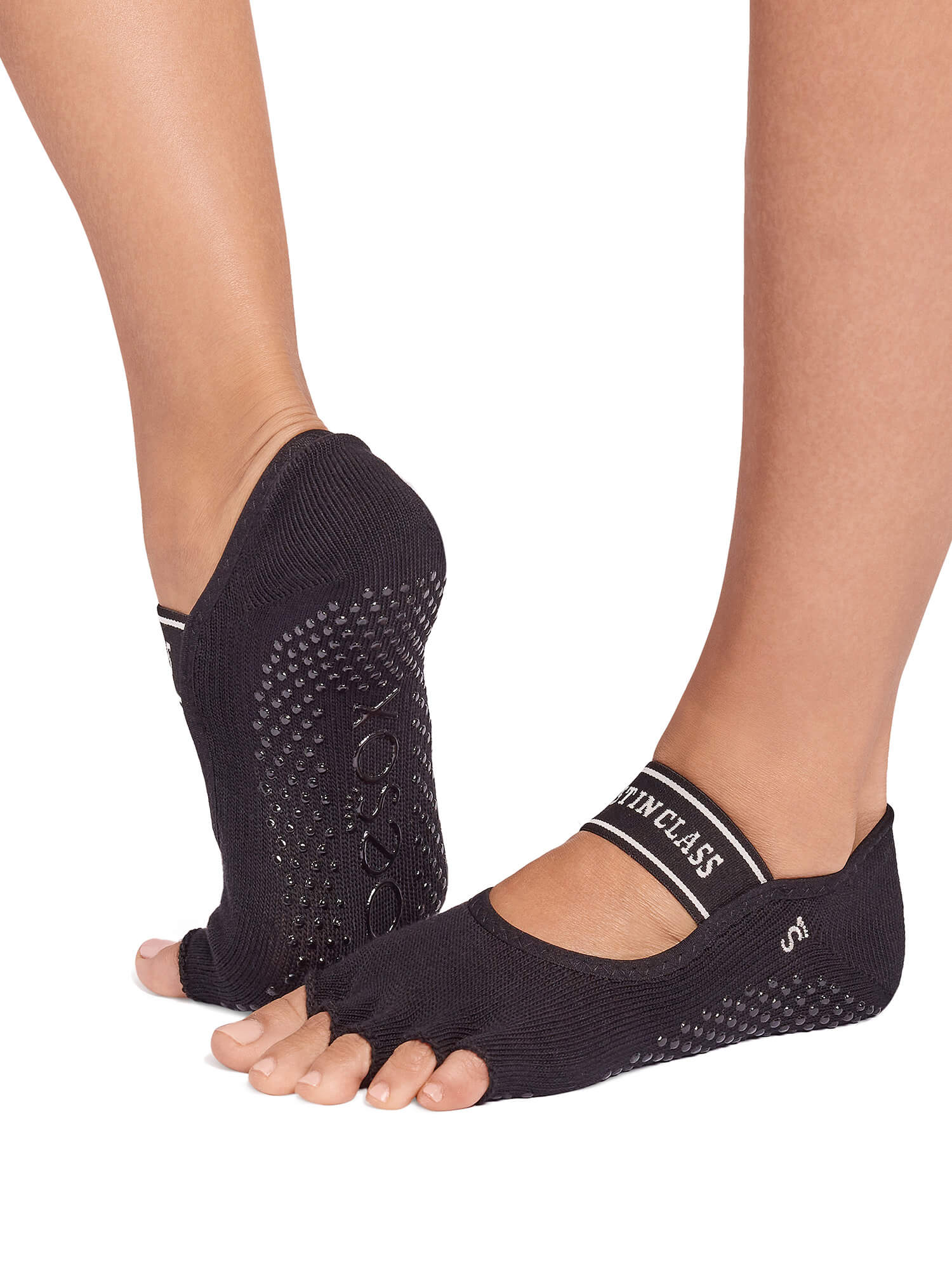 [ToeSox] Mia ミア（Half-Toe／つま先なし） グリップ ソックス ／ ヨガ ピラティス 滑り止め付 靴下 26SS_D1