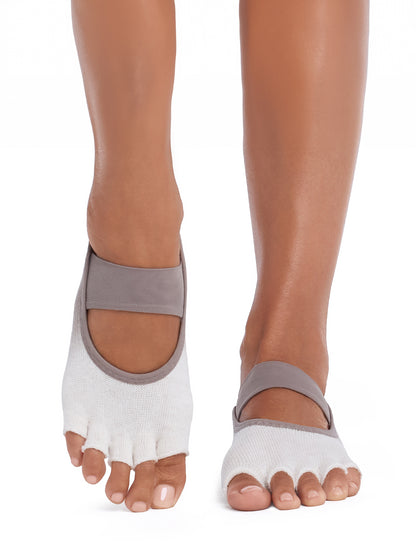 [ToeSox] Mia ミア（Half-Toe／つま先なし） グリップ ソックス ／ ヨガ ピラティス 滑り止め付 靴下 26FW_D1