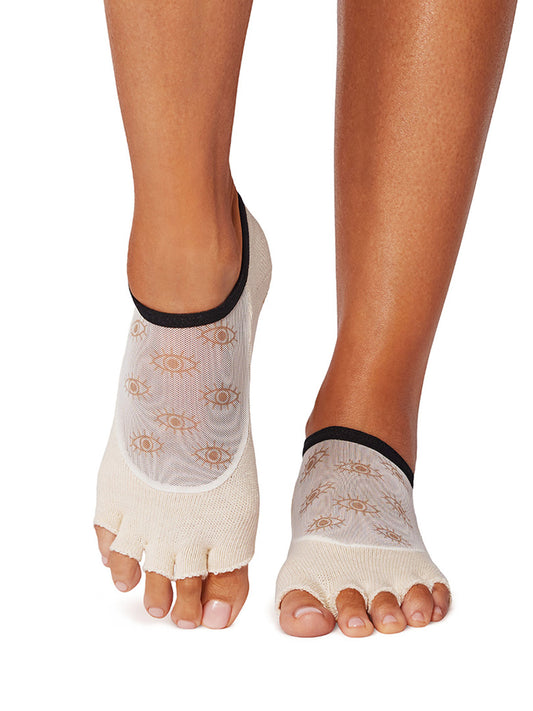 [SALE][ToeSox] Luna ルナ（Half-Toe／つま先なし） グリップ ソックス ／ ヨガ ピラティス 滑り止め付 靴下 [EX]