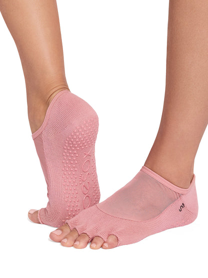 [ToeSox] Luna (Half-Toe) Grip Socks / Yoga Pilates Anti-Slip Socks
