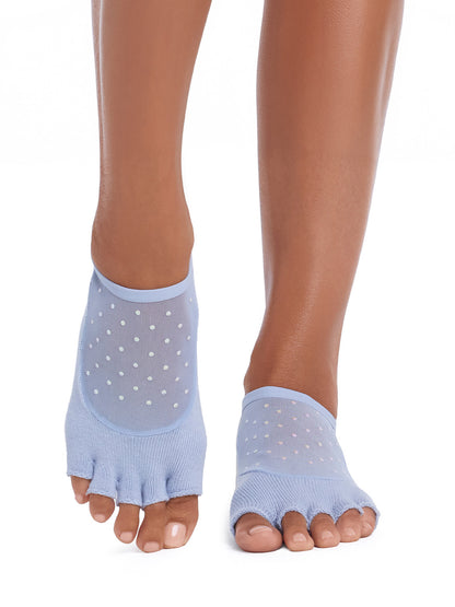 [ToeSox] Luna ルナ（Half-Toe／つま先なし） グリップ ソックス ／ ヨガ ピラティス 滑り止め付 靴下 26FW_D1