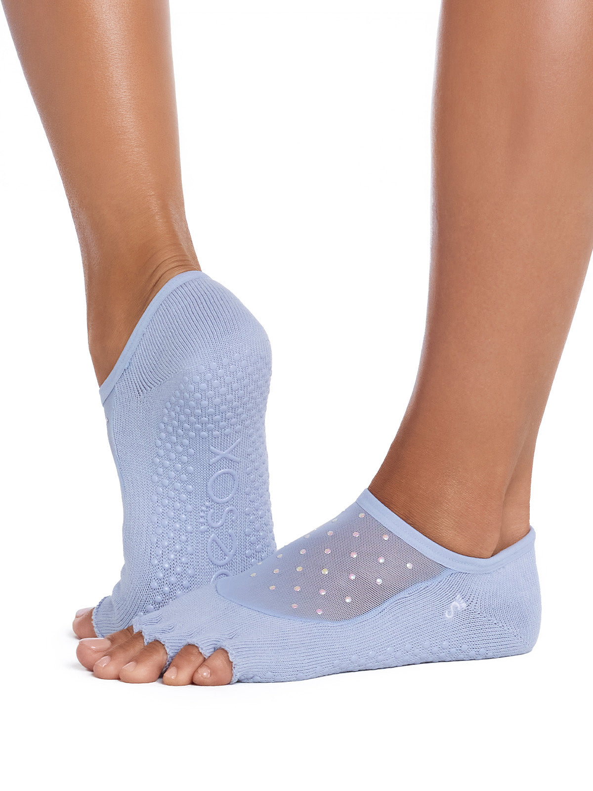 [ToeSox] Luna ルナ（Half-Toe／つま先なし） グリップ ソックス ／ ヨガ ピラティス 滑り止め付 靴下 26FW_D1