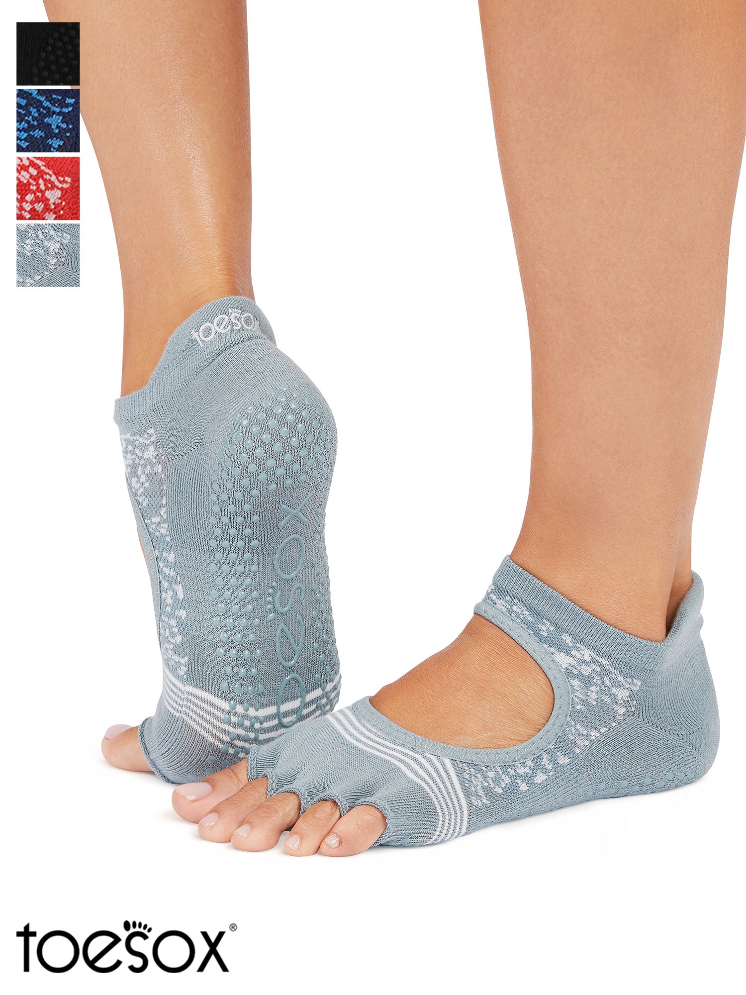 [ToeSox] Bellarina Tec (Half-Toe) Tech Grip Socks / Yoga Pilates Anti-Slip Socks 24FW