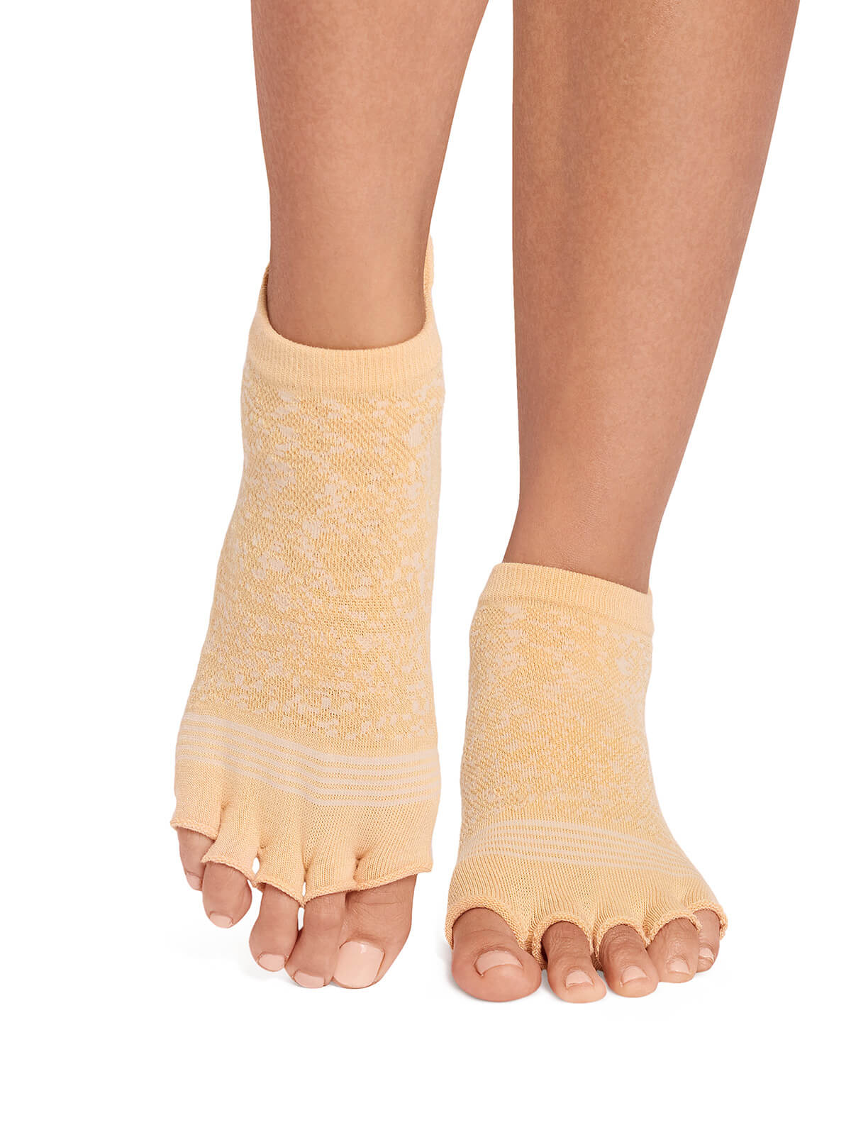 [ToeSox] Low Rise Tec ローライズ テック（Half-Toe／つま先なし） グリップ ソックス ／ ヨガ ピラティス 滑り止め付 靴下 26SS_D1